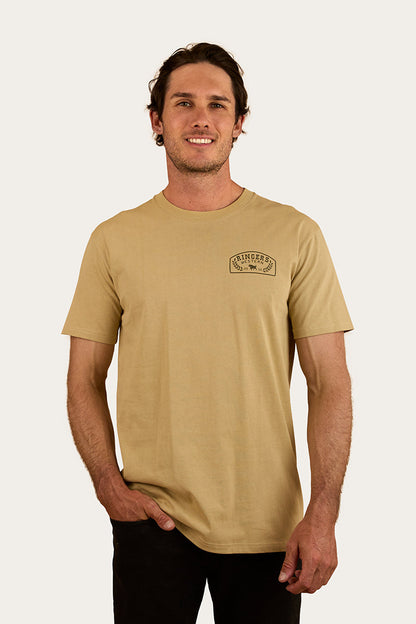 Ringers Western Wheatbelt Mens Stock Fit T-Shirt - Pale Olive