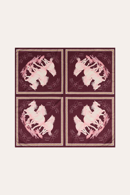 Ringers Western Wildhorses Scarf - Plum