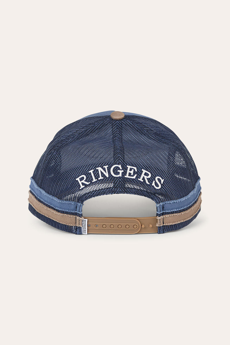 Ringers Western Worn Out Deep Fit Trucker Cap - Clay Blue Back