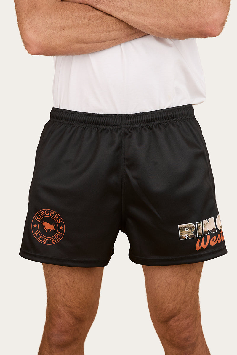 Ringers Western Yarded Footy Short - Black