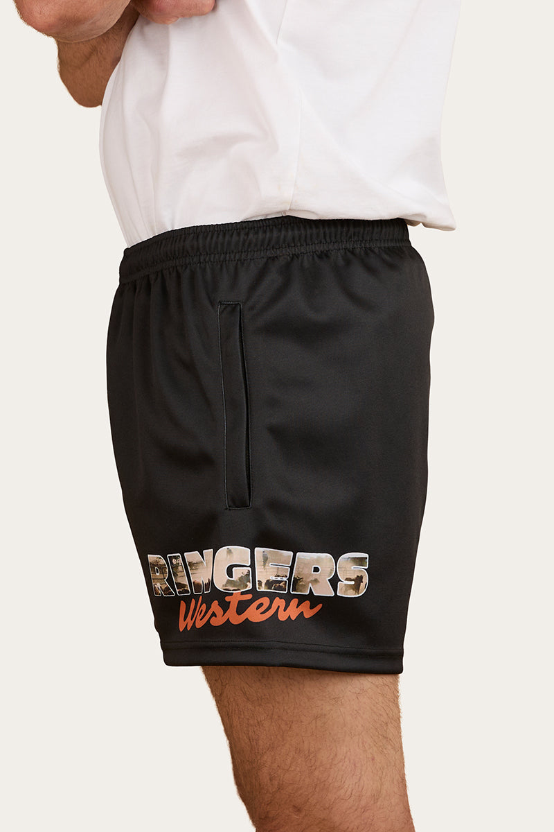 Ringers Western Yarded Unisex Footy Short - Side