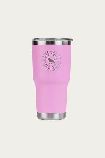 Ringers Western Yarra Powder Coated Insulated Tumbler - Pastel Pink