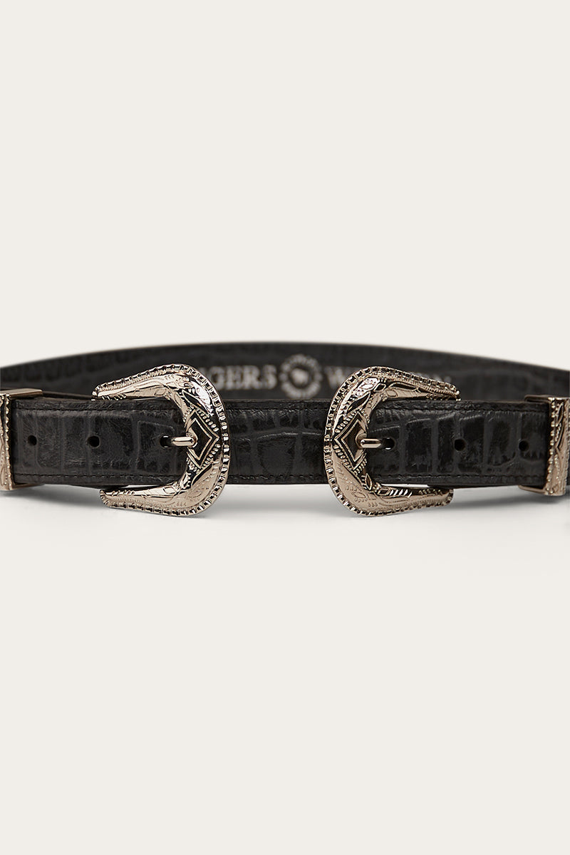 Ringers Western Zoey Double Buckle Belt - 5
