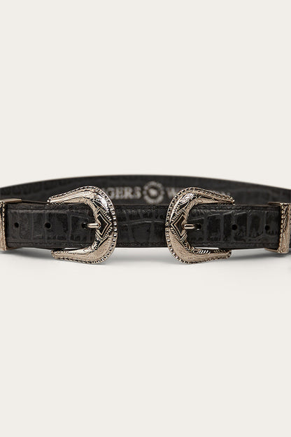 Ringers Western Zoey Double Buckle Belt - 5