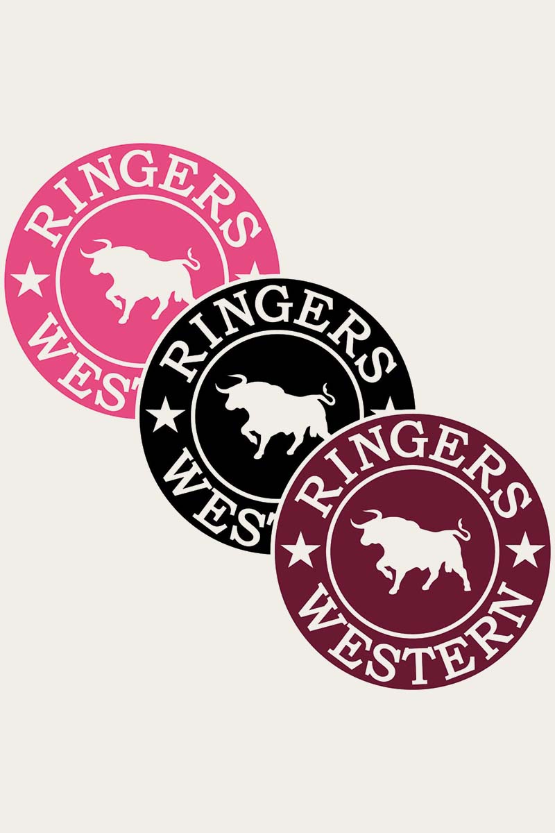 Ringers Western 3 Pack RW Small Round Stickers
