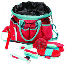 Roma Deluxe Grooming Bag 6 Piece - Watermelon