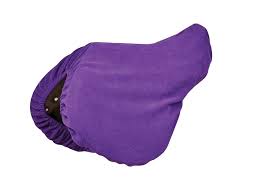 Roma Fleece Saddle Cover - Purple