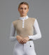 Description:Rossini Lycra Show Shirt_Colour:Beige / White_Position:1