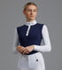 Description:Rossini Lycra Show Shirt_Colour:Navy / White_Position:1