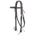 Royal King Barbed Wire Tooled Browband Headstall