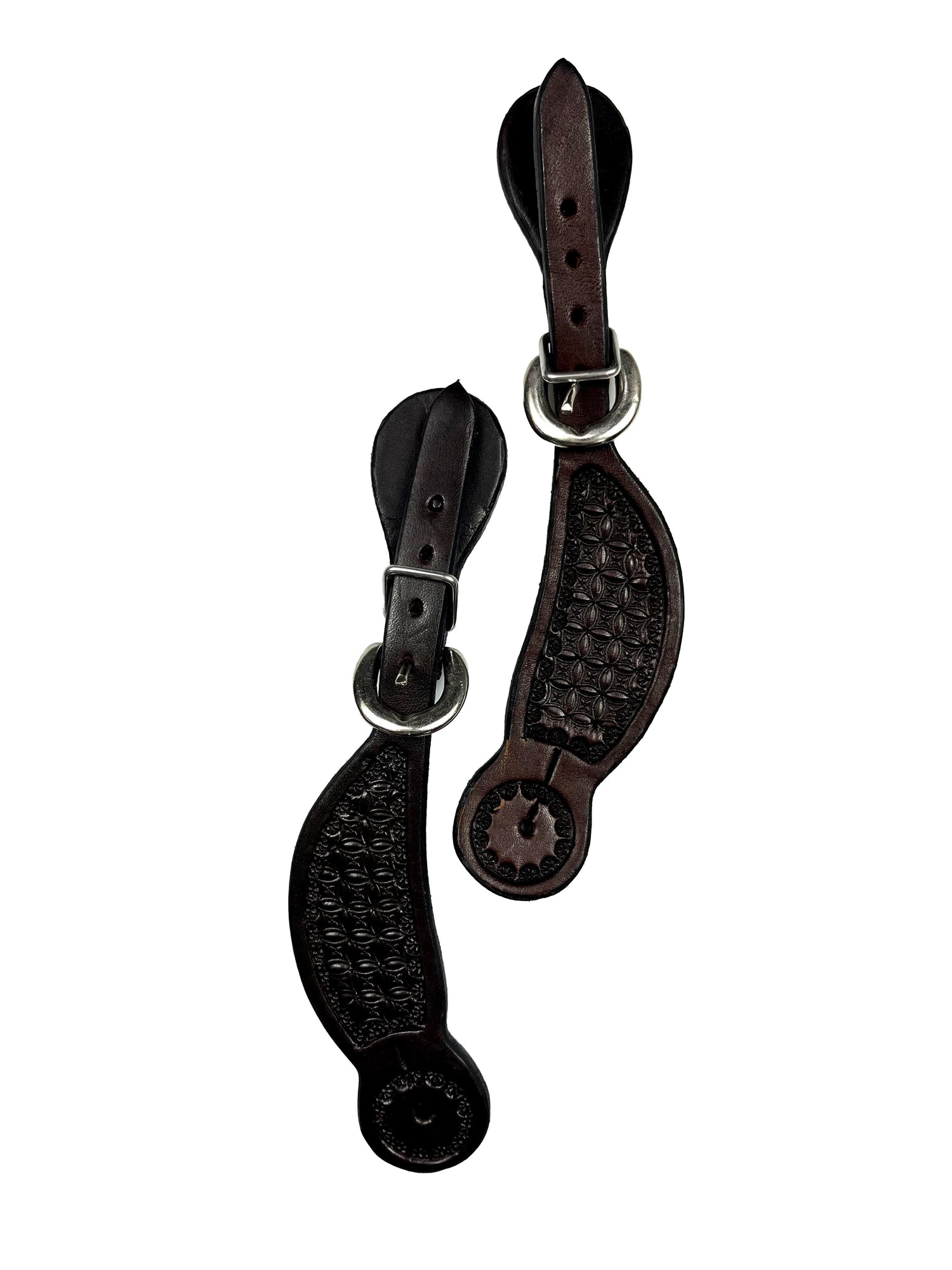 Ezy Ride Spur Strap Shaped with Stamping Youth
