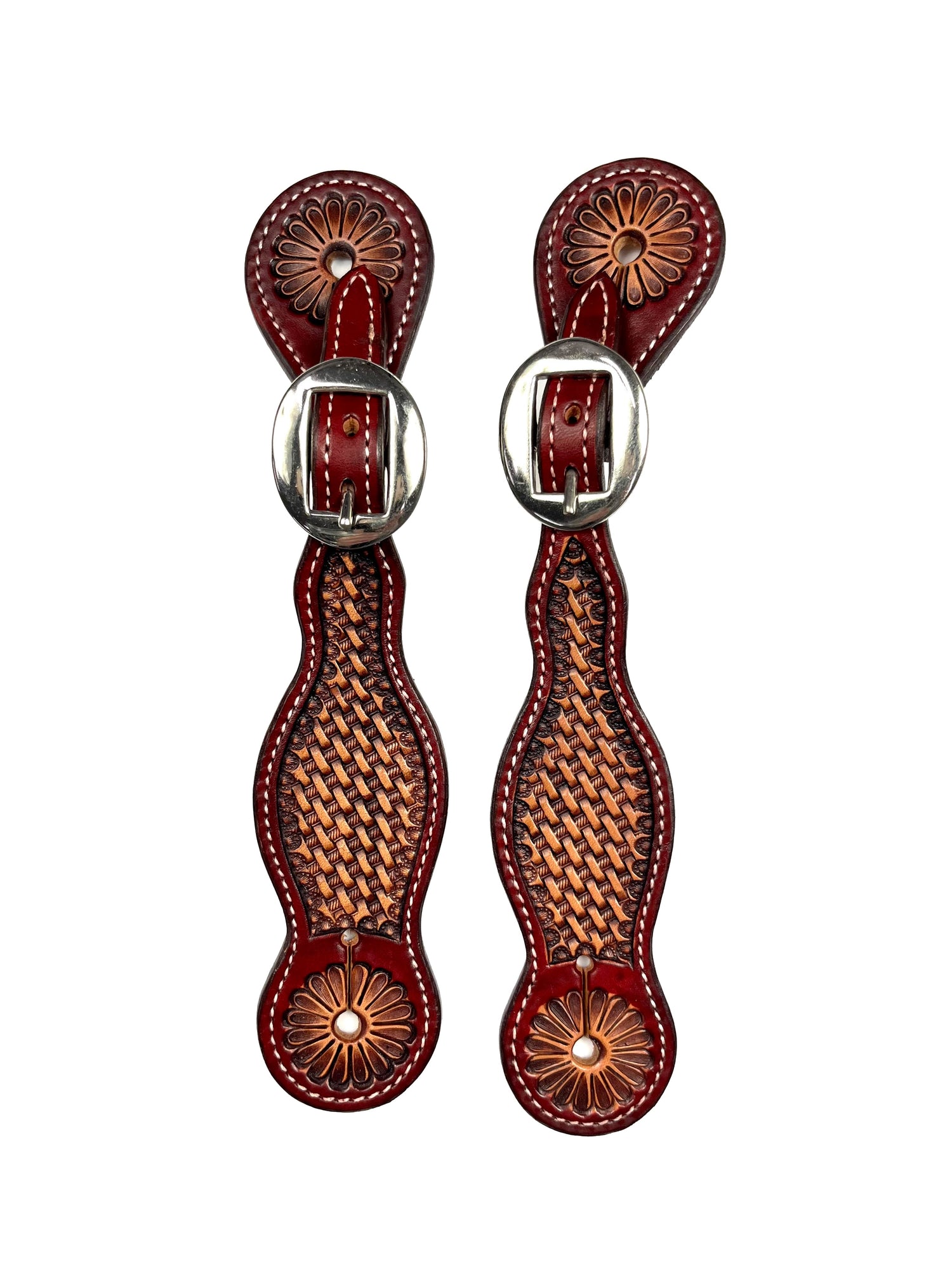 Ezy Ride Spur strap with Basket Stamping