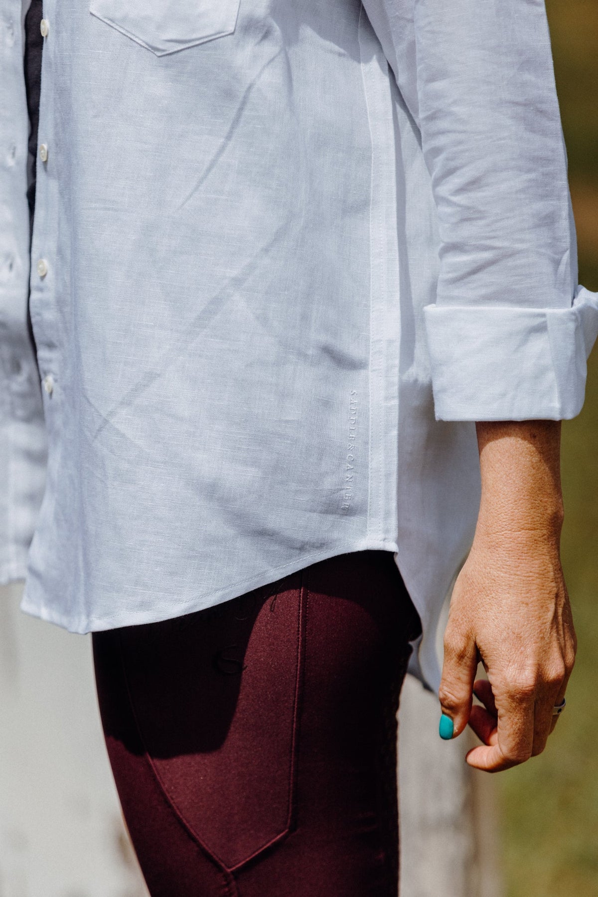 Saddle &amp; Canter Linen Shirt - 4