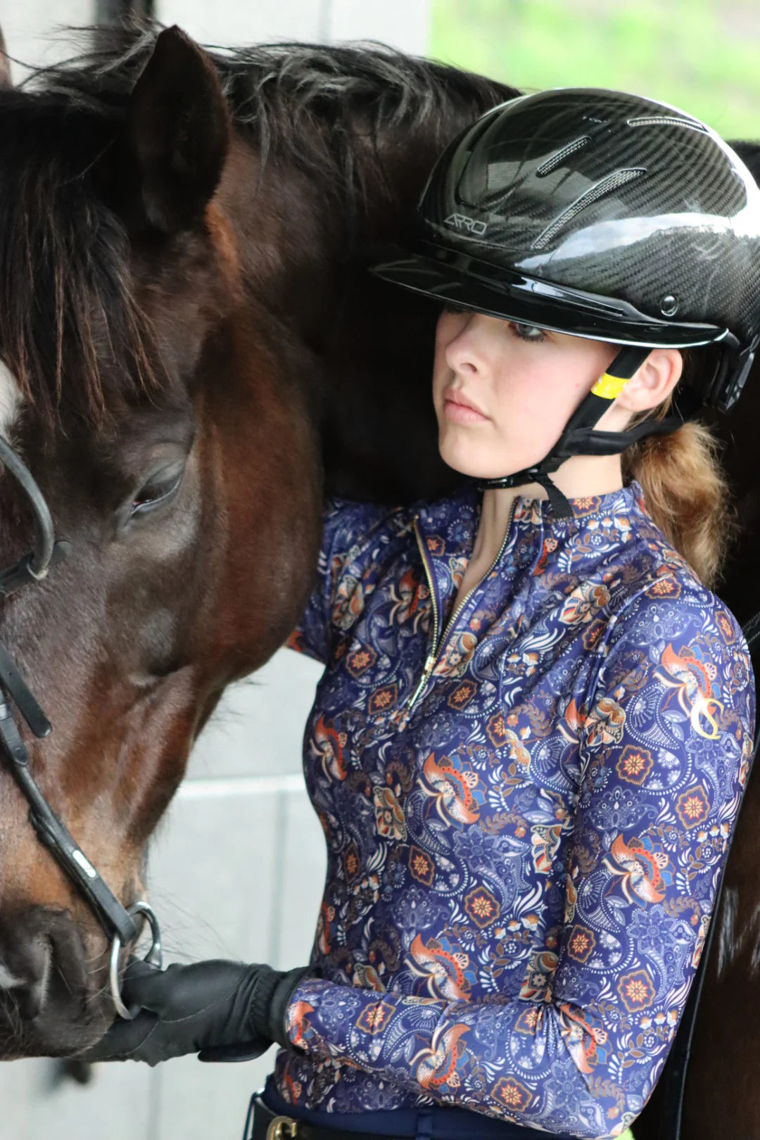 Saddle &amp; Canter Riding Top - Valentina Side