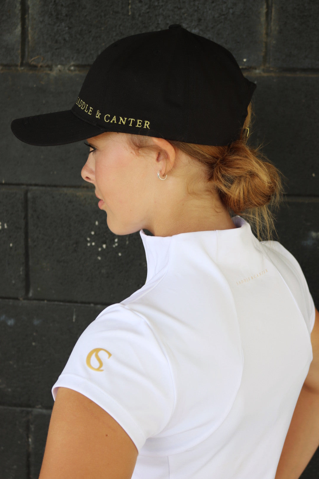 Saddle &amp; Canter Tech Tee - White