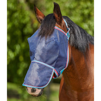 Saxon Buzz Away Fly Mask with Nose - 2