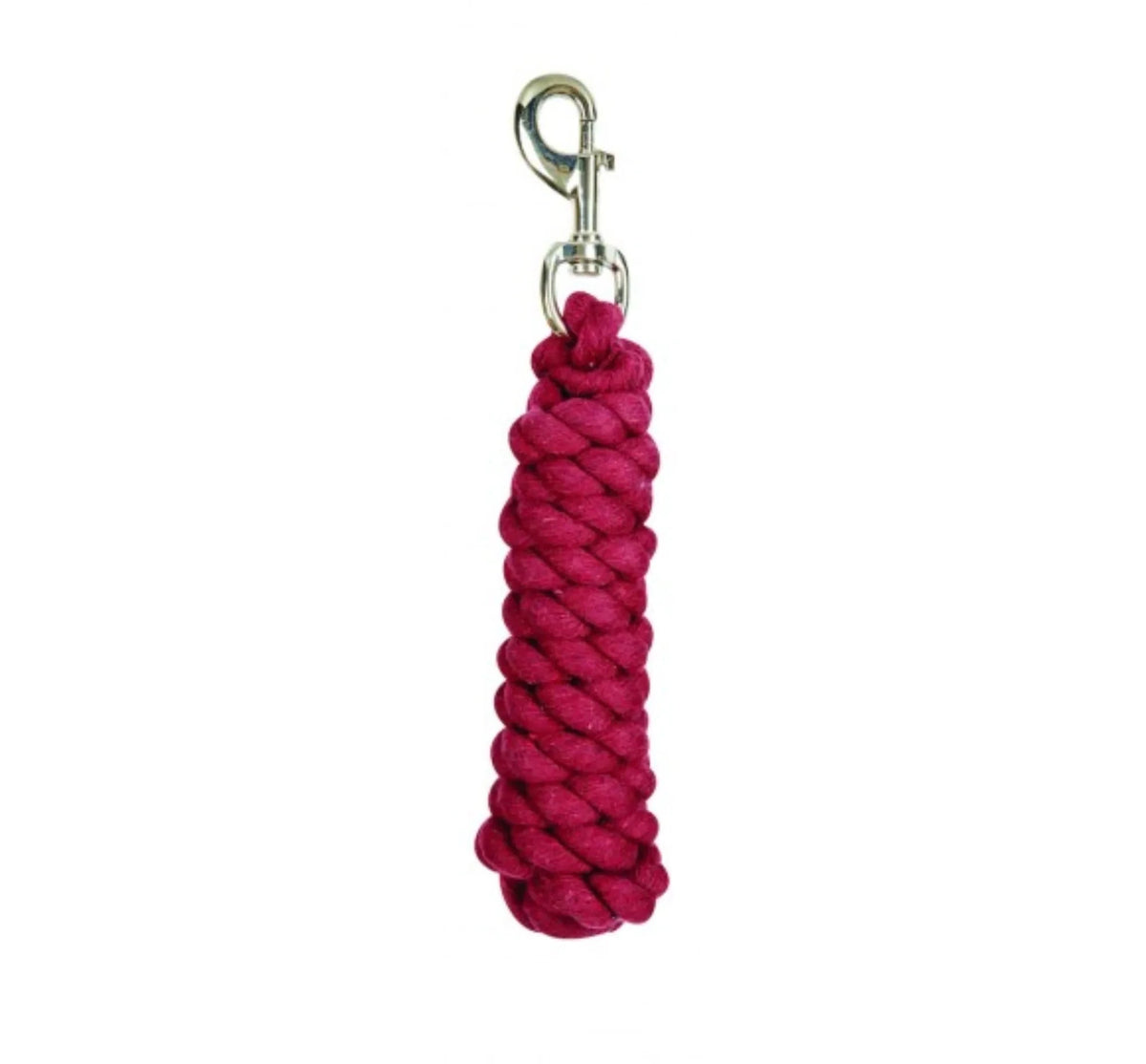 Saxon Cotton Brass Snap Lead - Maroon