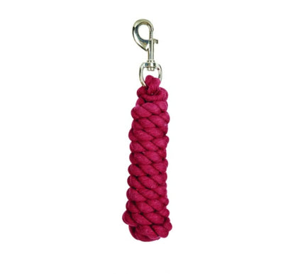Saxon Cotton Brass Snap Lead - Maroon