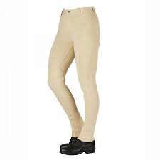 Saxon Cotton Pull On Jodhpurs II - Beige