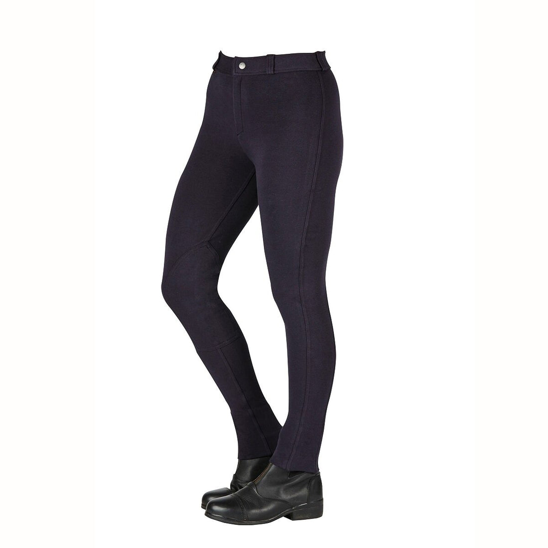 Saxon Cotton Pull On Jodhpurs II - Black