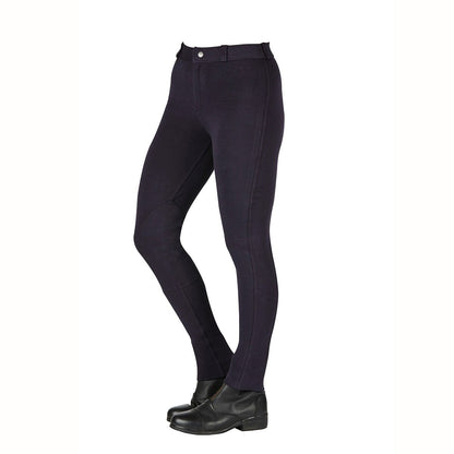 Saxon Cotton Pull On Jodhpurs II - Black