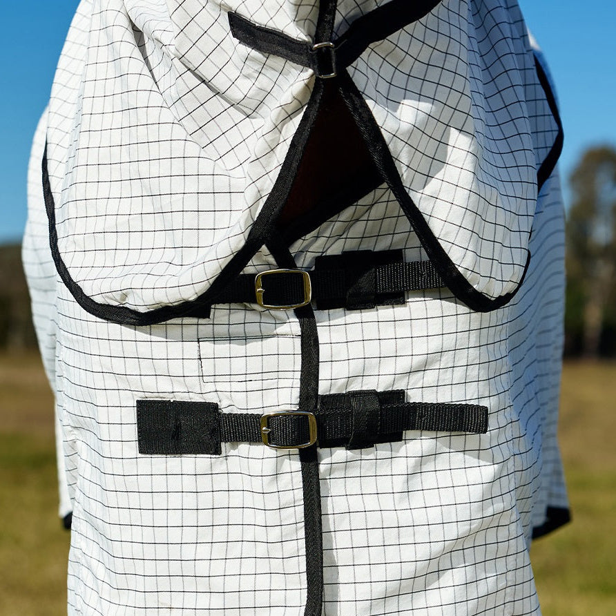Saxon Kool Coat Classic Lite Sheet Combo - White Black Chest