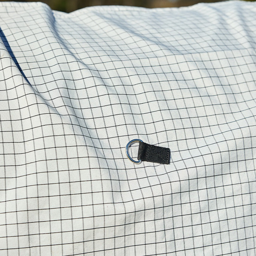 Saxon Kool Coat Classic Lite Standard Neck - White Black Ring