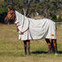Saxon Kool Coat Cotton Sheet Combo - White Burgundy
