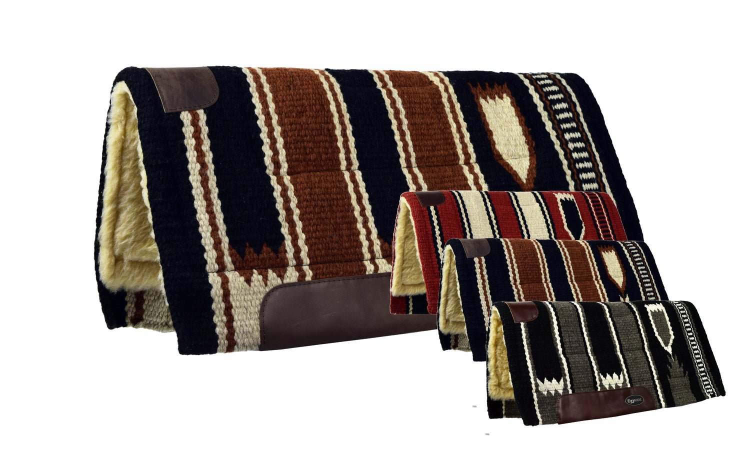 Ezy Ride Wool Show Pad with Fleece