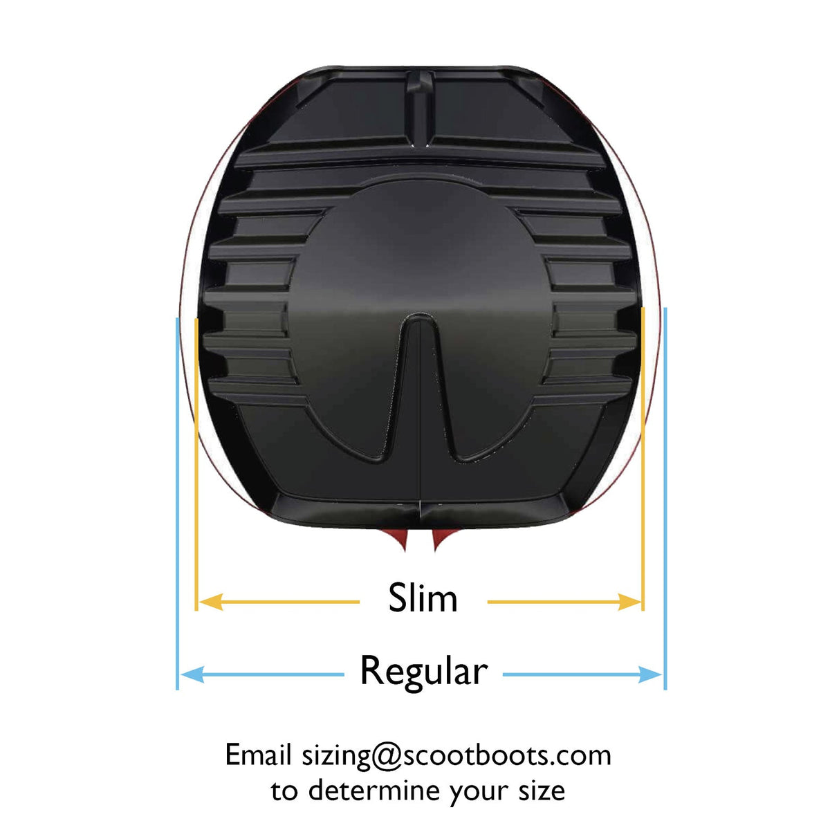 Scootboot Classic - Size Comparison