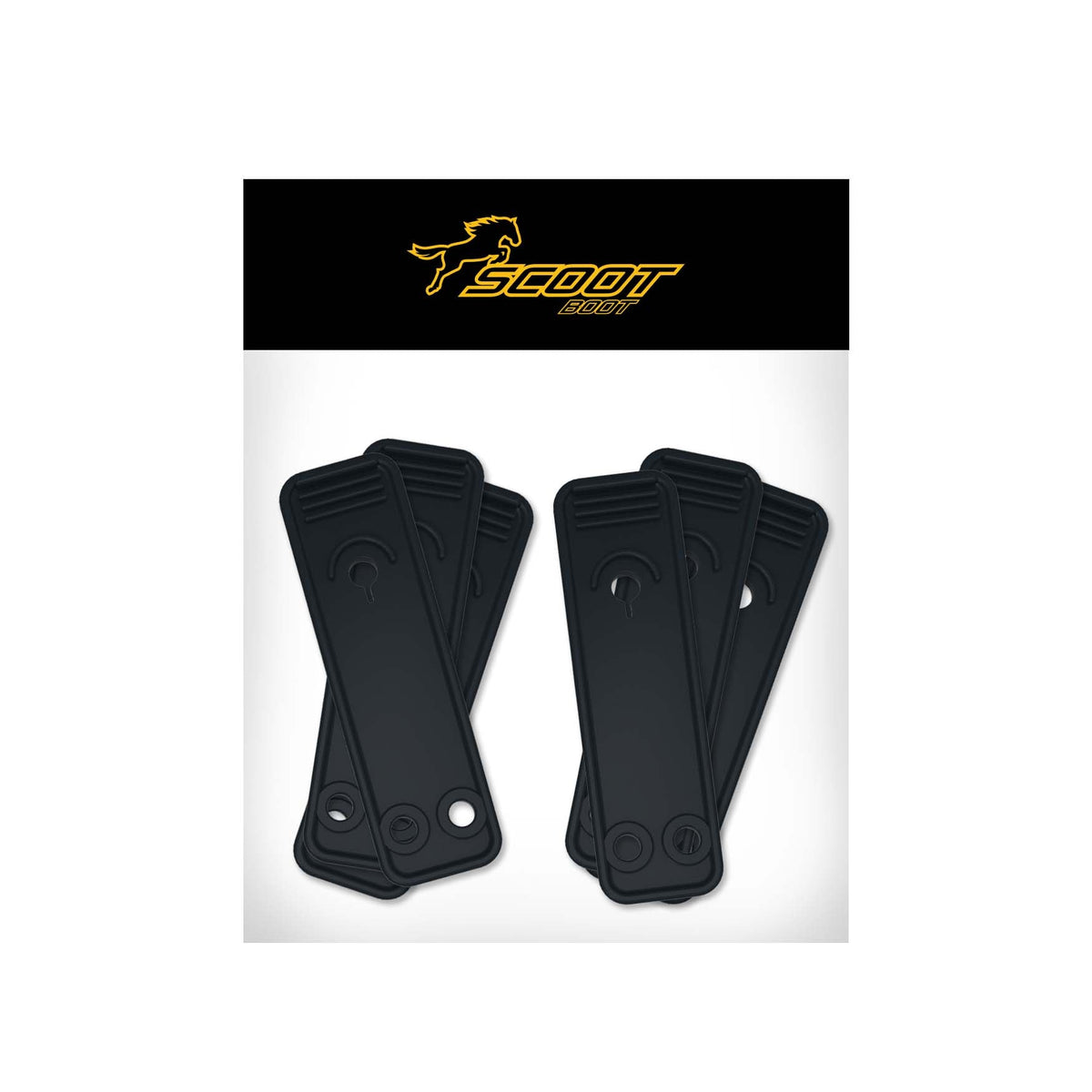 Scootboot Front Straps Standard - Black