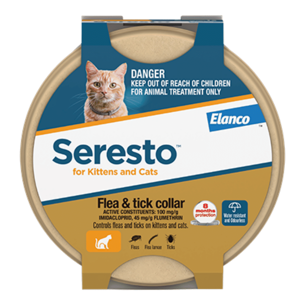 Seresto flea and tick collar for cats and kittens
