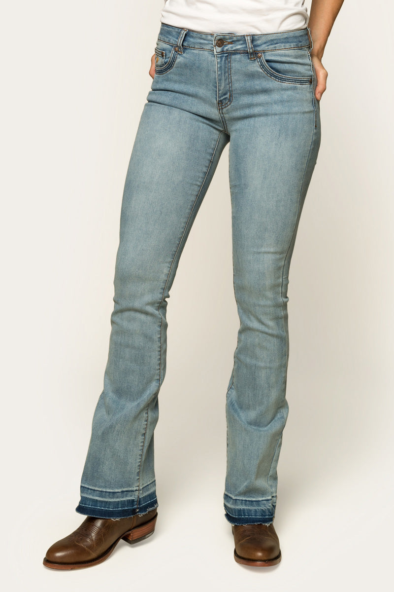 Ringers Western Billie Womens Mid-Rise Bootleg Jeans