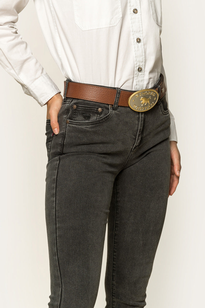 Ringers Western Katherine Cowgirl Womens Mid-Rise Bootleg Jeans