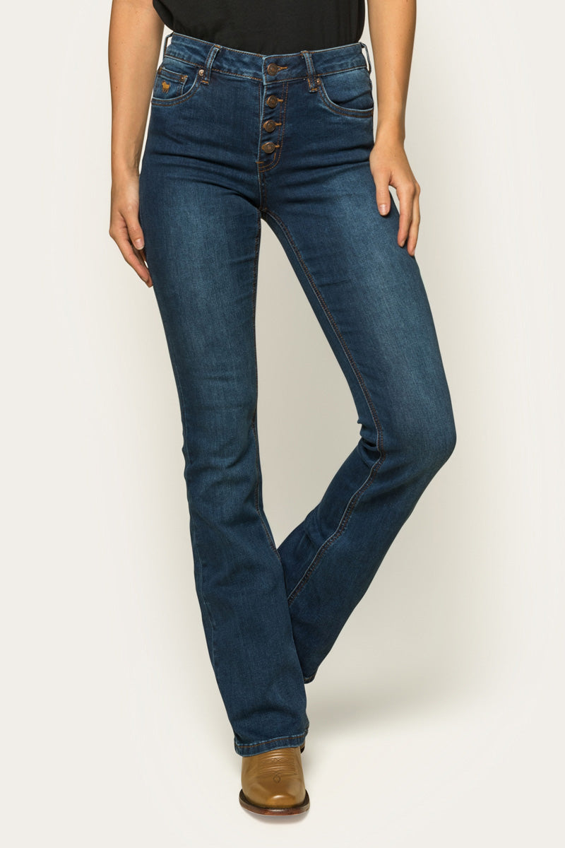 Ringers Western Selina Womens Mid-Rise Bootleg Jeans