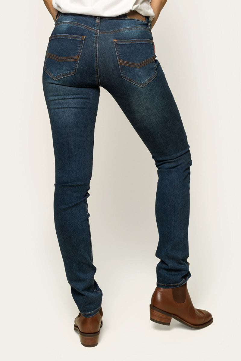 Ringers Western Victoria Womens Mid-Rise Straight Leg Jeans