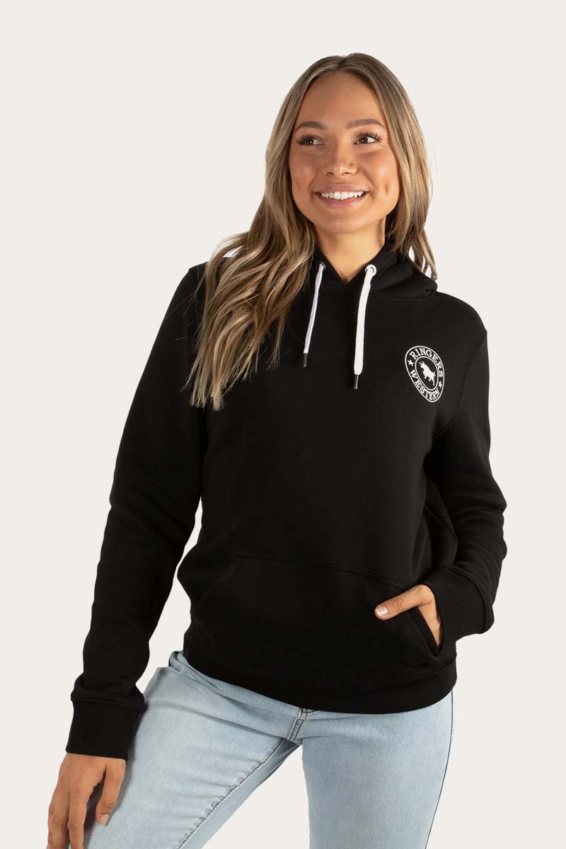 Ringers Western Signature Bull Womens Pullover Hoodie