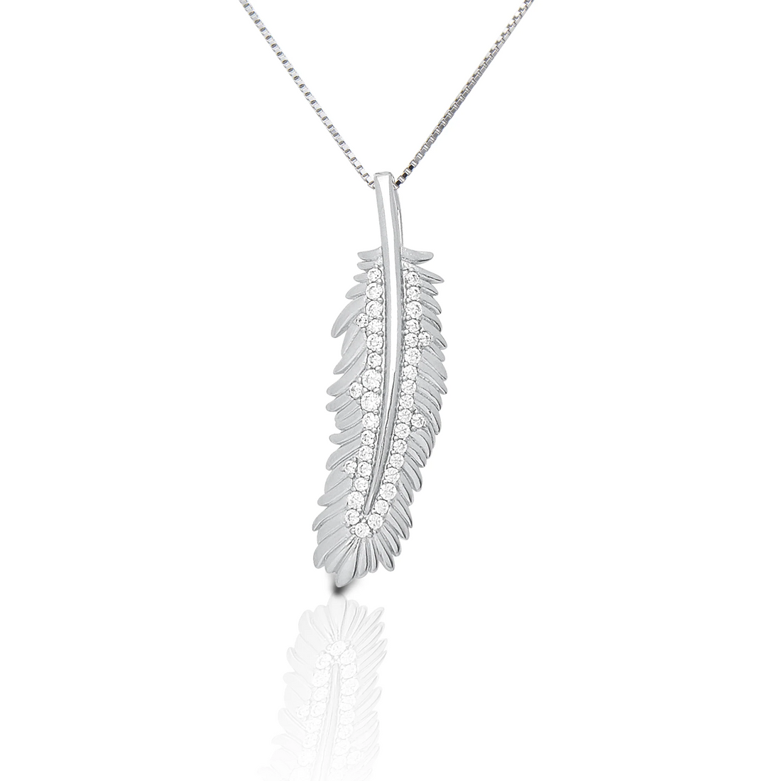 Kelly Herd Necklace Shimmering Feather