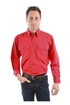 Thomas Cook Heavy Drill Shirt Half Placket - Tomato