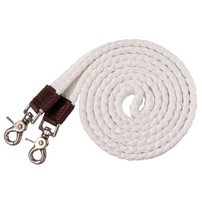 Tough1 Pro Flat Cotton Roping Reins - 6
