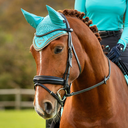 LeMieux Classic Fly Hood Azure lifestyle