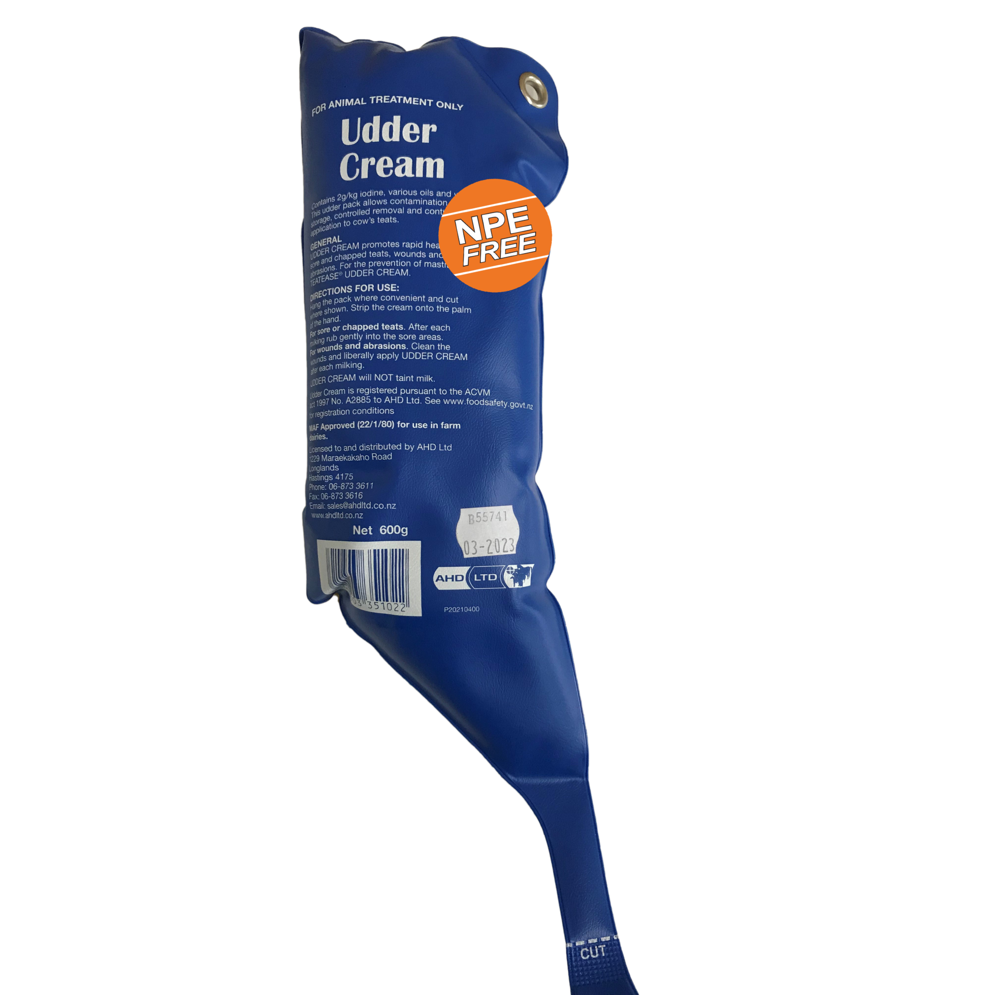 AHD Iodine Udder Cream