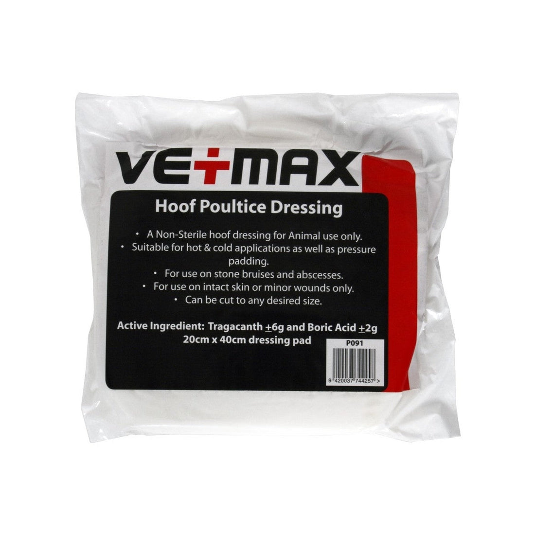 Vetmax Poultice Dressing Hoof Shape