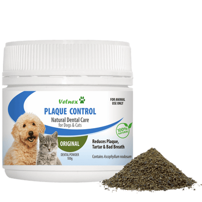 Vetnex Plaque Control dental powder original 100g