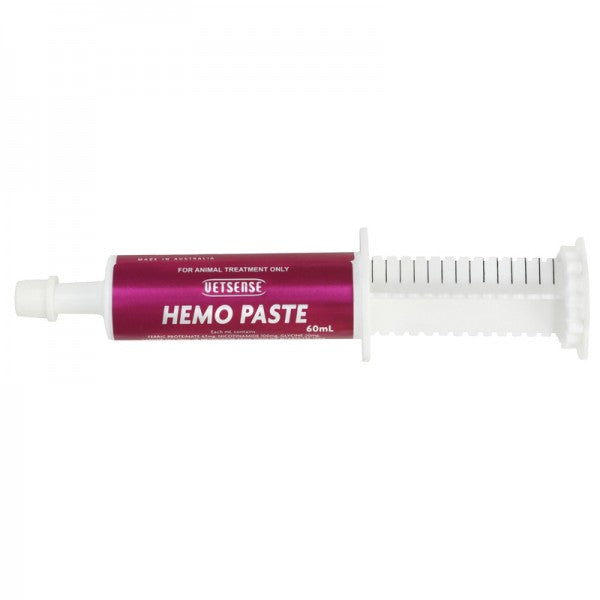 Vetsense Hemo Paste 60ml syringe