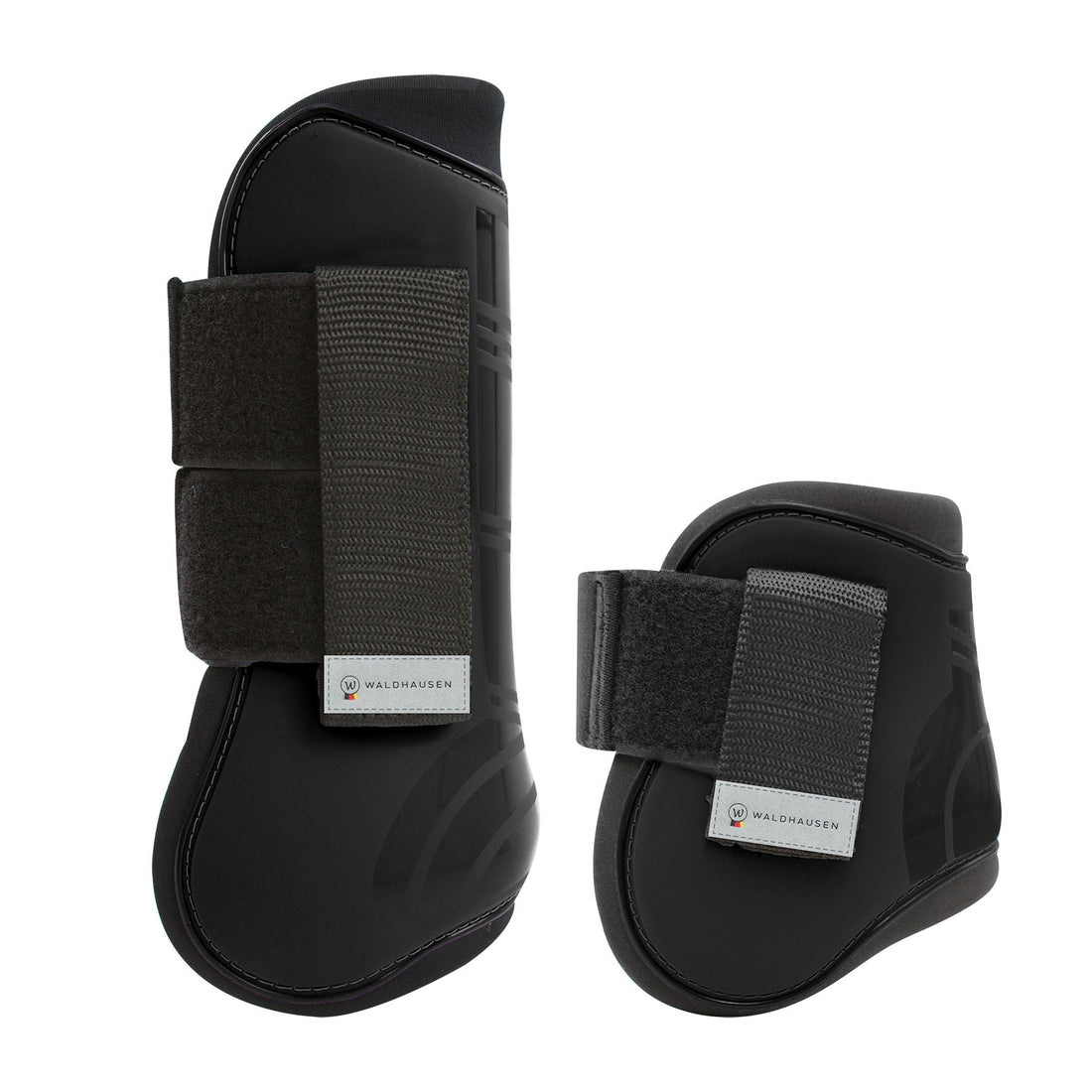 Waldhausen Pro Open Front Tendon &amp; Fetlock Boot Black Set of 4