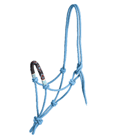 Waldhausen Rope Halter Pearls - Azure