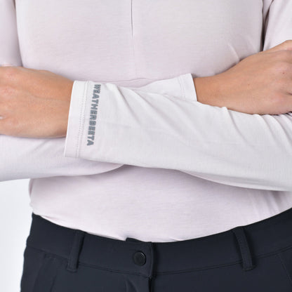 Bamboo LS Base Layer Lavender Mist - detail - 2