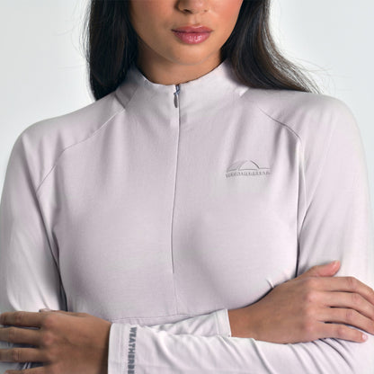 Bamboo LS Base Layer Lavender Mist - detail
