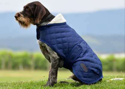 Weatherbeeta Comfitec Deluxe Dimond Quilt Dog Coat - Navy - 2